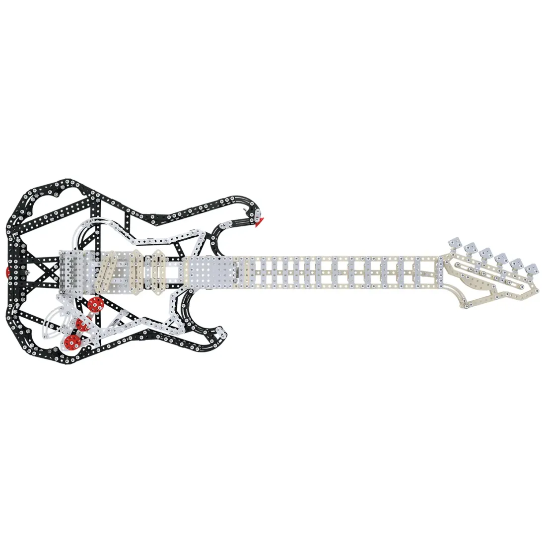 Конструктор металлический Metalcraft DIY 3D Гитара черная 5906018029437