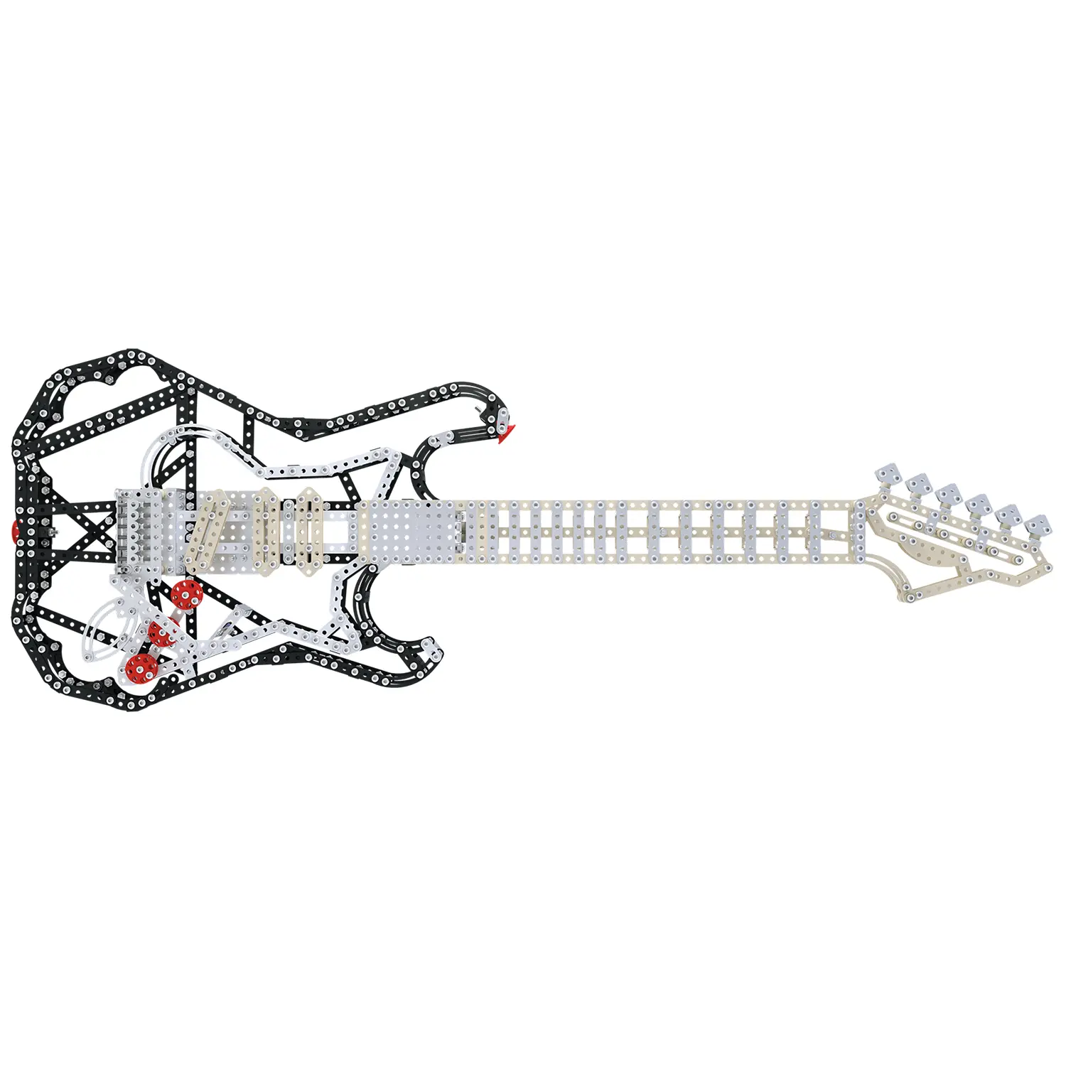 Конструктор металлический Metalcraft DIY 3D Гитара черная 5906018029437