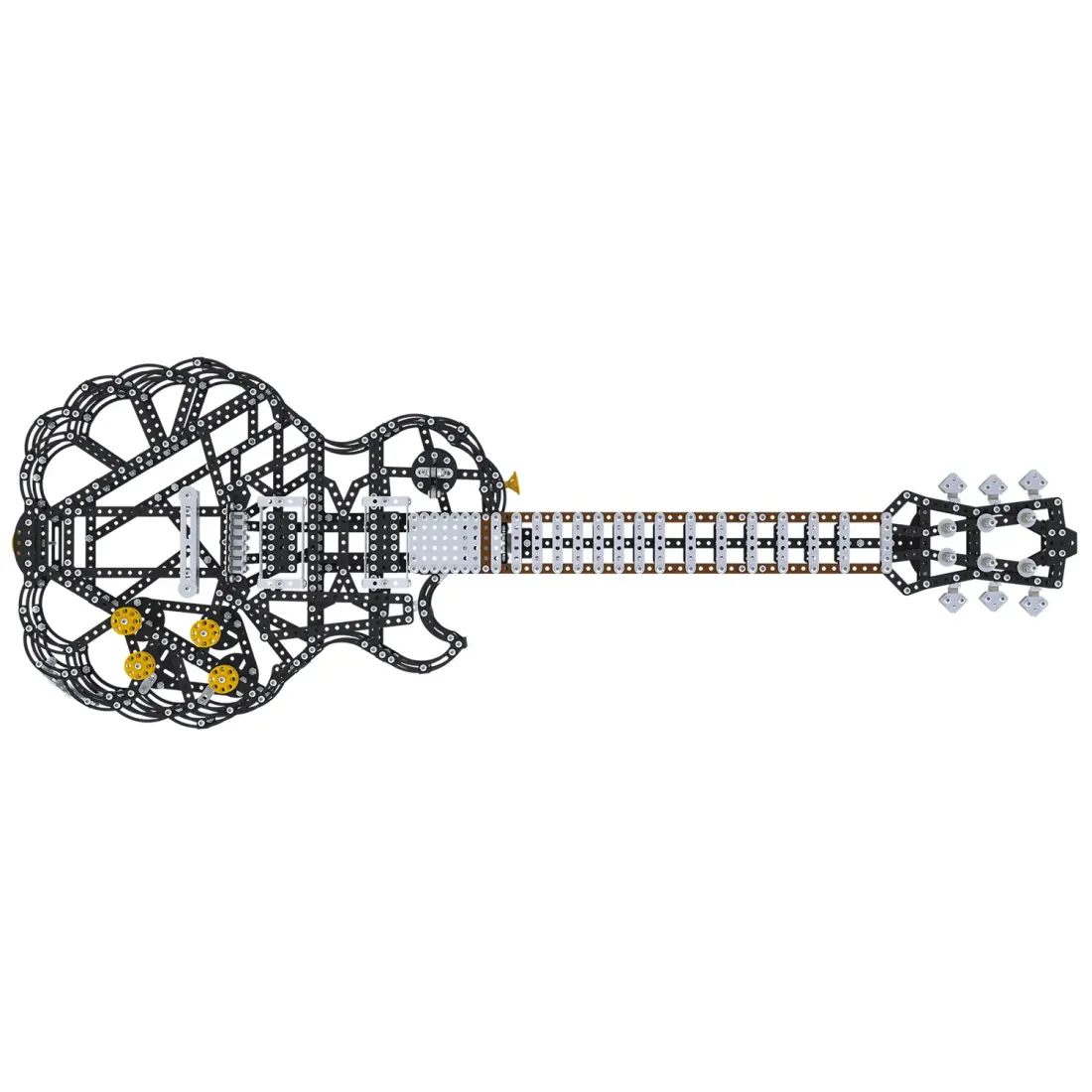 Конструктор металлический Metalcraft DIY 3D Гитара черная 5906018029475