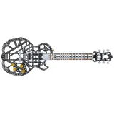 Конструктор металлический Metalcraft DIY 3D Гитара черная 5906018029475