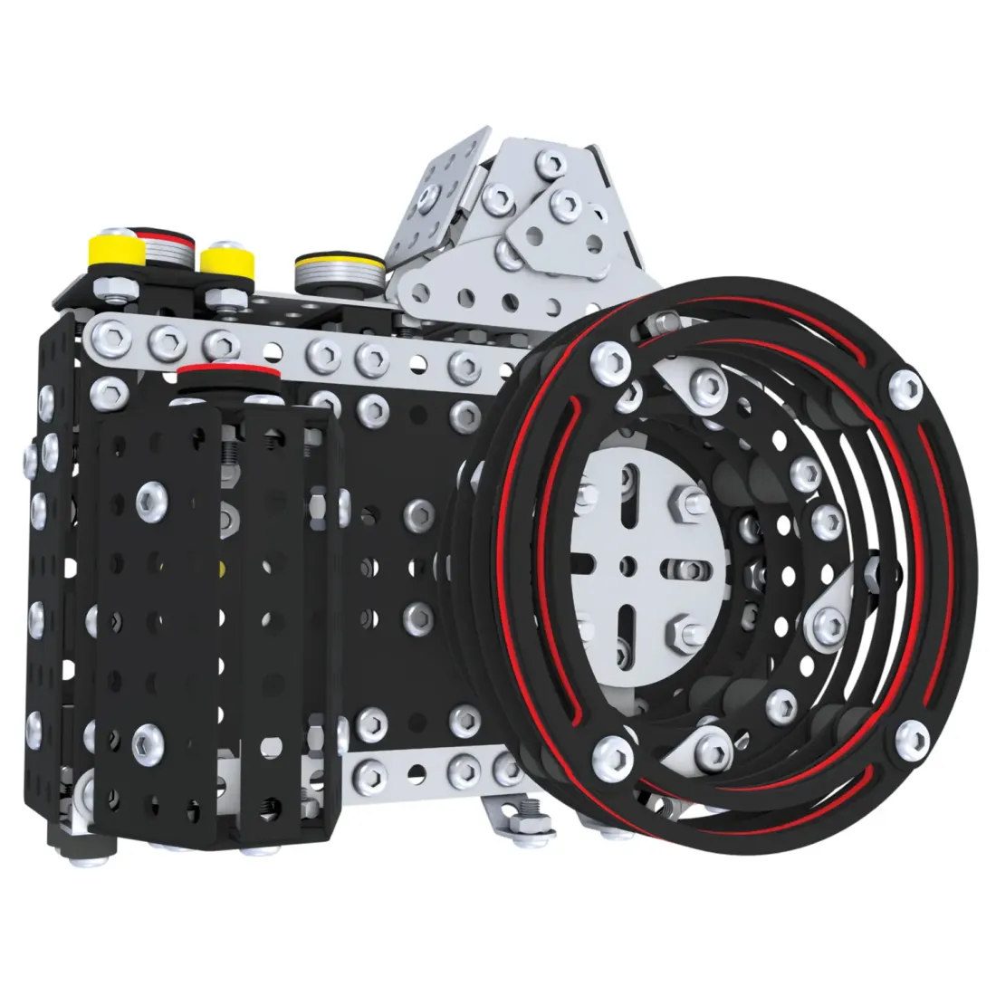 Конструктор металлический Metalcraft DIY 3D Фотоаппарат черный 5906018029956