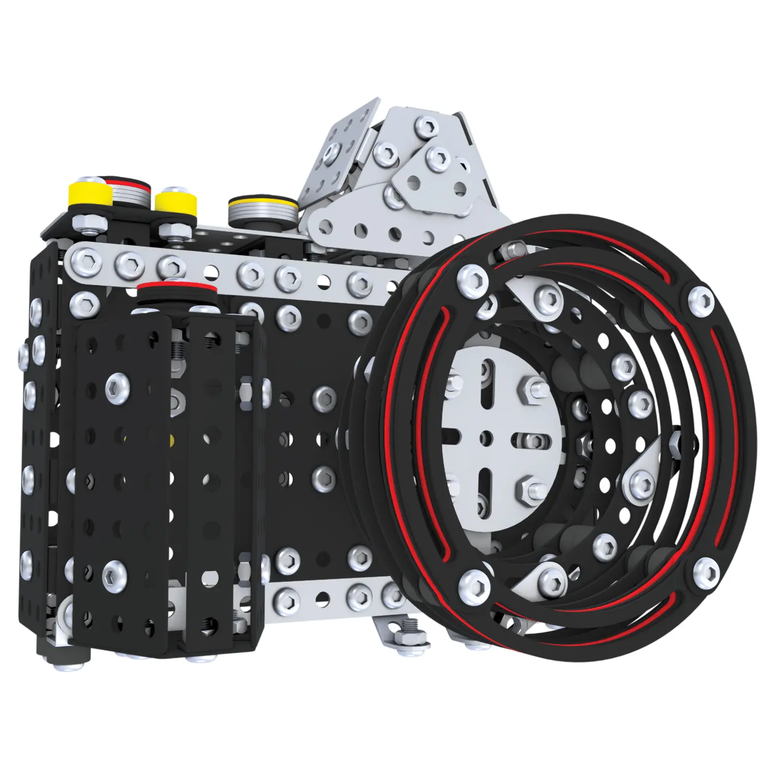 Конструктор металлический Metalcraft DIY 3D Фотоаппарат черный 5906018029956