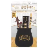 Канцелярский набор Гарри Поттер Хогвартс (2 ручки, карандаш, линейка, стакан подставка керамическая)