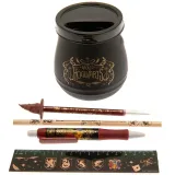 Канцелярский набор Гарри Поттер Хогвартс (2 ручки, карандаш, линейка, стакан подставка керамическая)