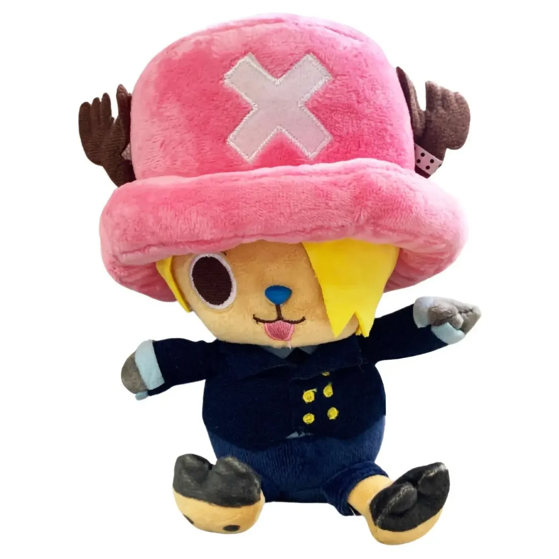 Плюшевая игрушка One Piece Chopper x Sanji 20см 6931080108307