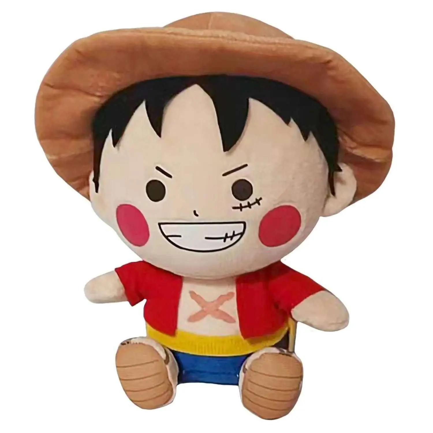 Фигурка плюшевая Sakami Plush Chibi Luffy 25 cm SK010363