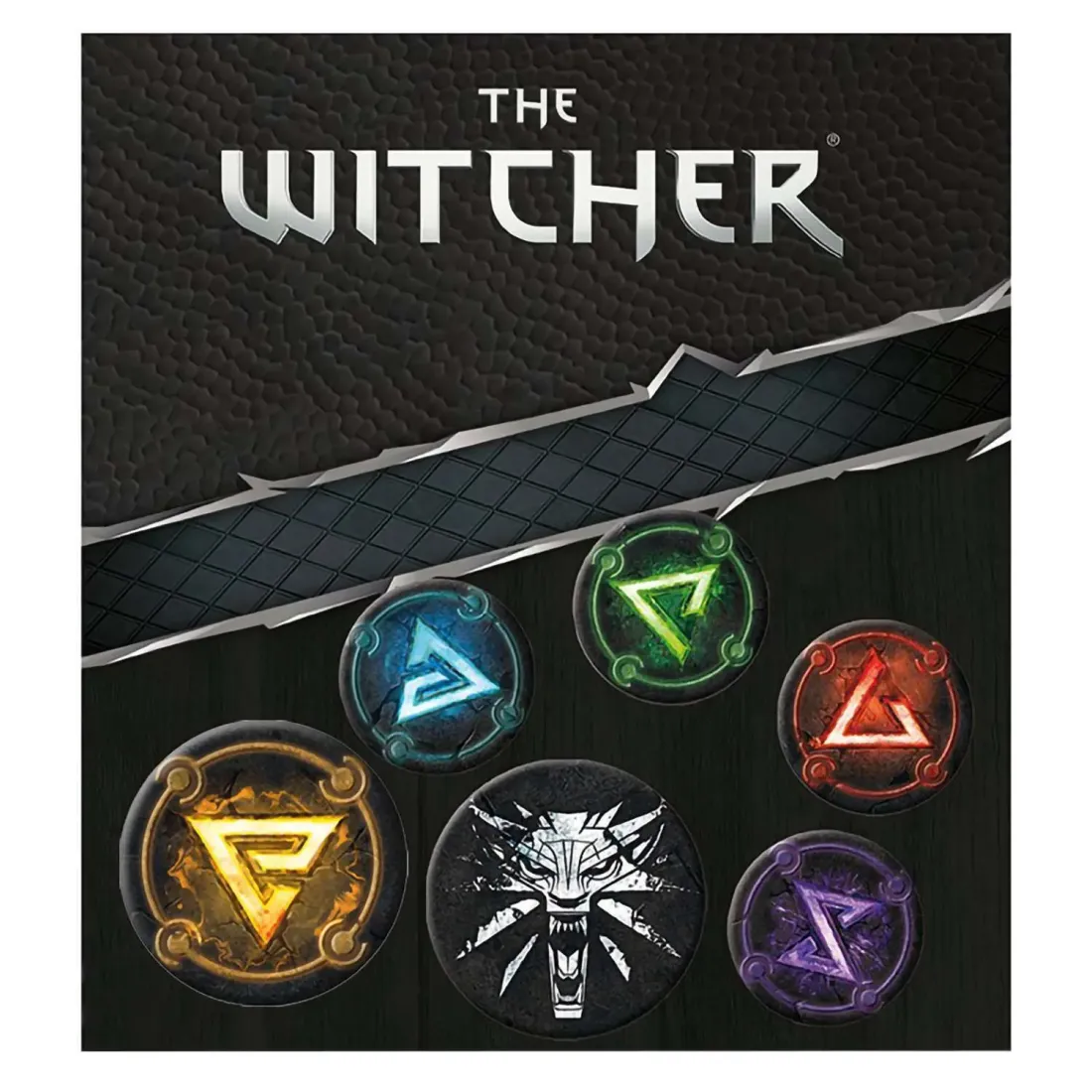 Значок The Witcher Badge Pack Signs 6 шт ABYACC441