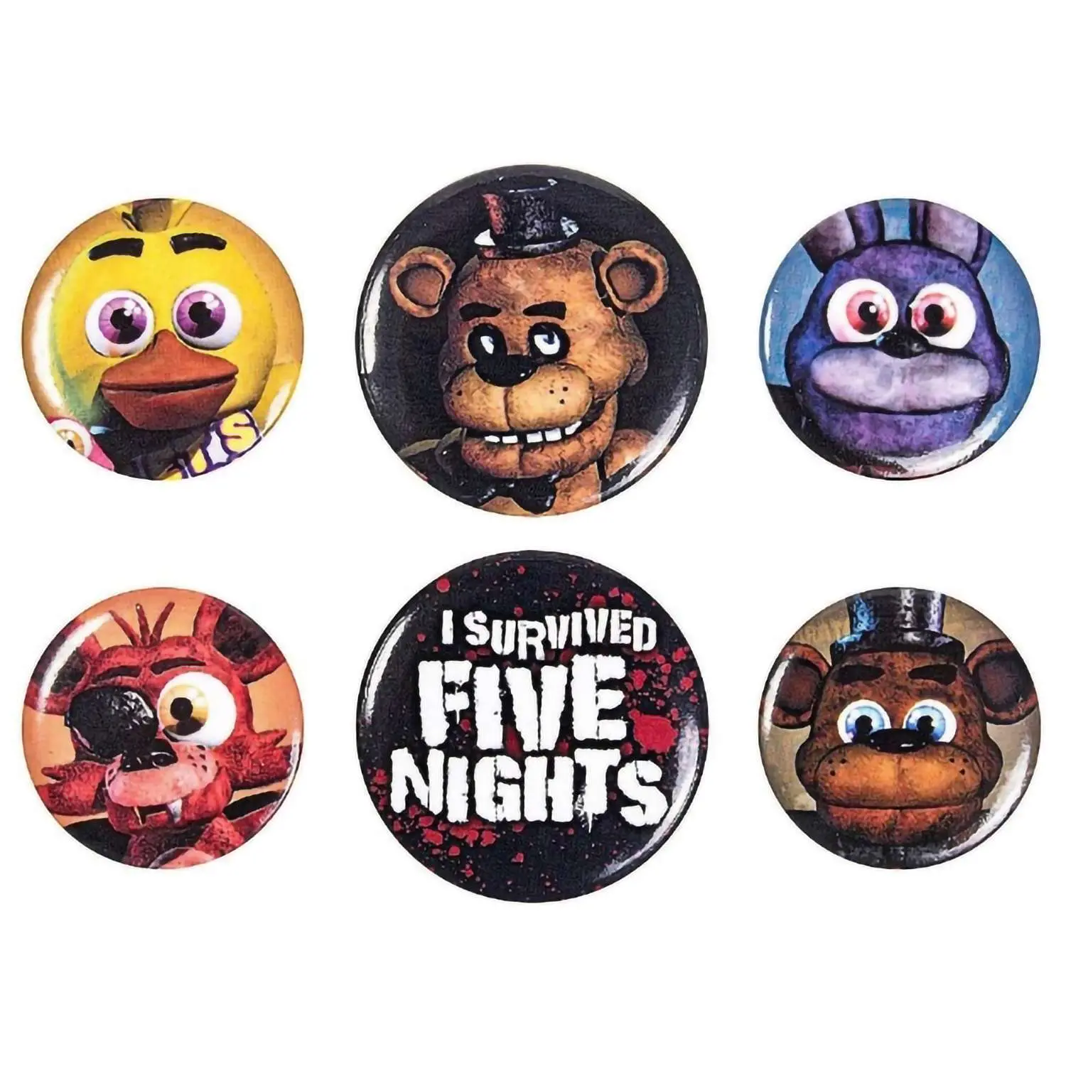 Набор значков Five Nights At Freddy's BP0700