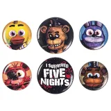 Набор значков Five Nights At Freddy's BP0700