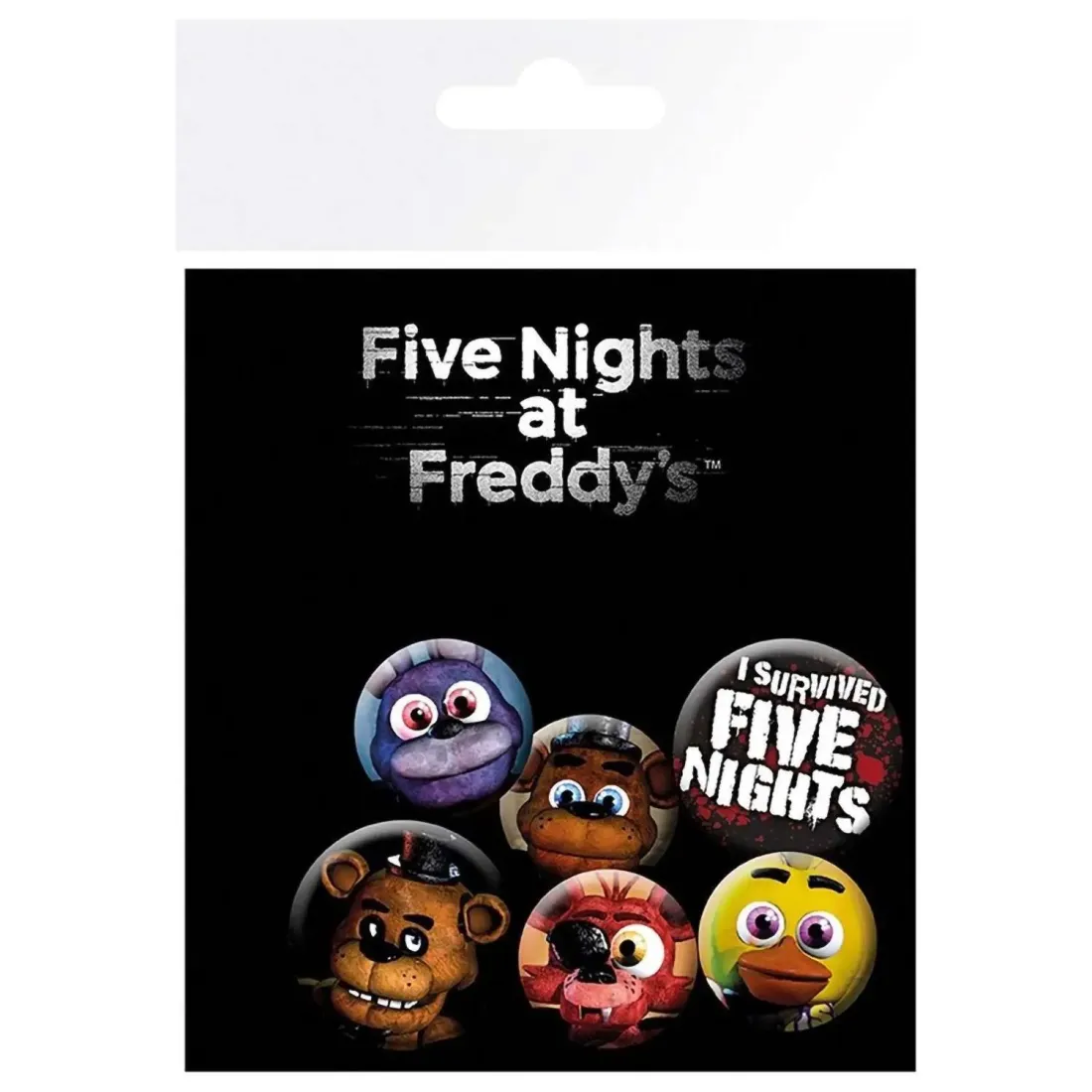 Набор значков Five Nights At Freddy's BP0700