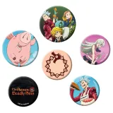 Набор значков The Seven Deadly Sins Badge Pack Mix X4 BP0823