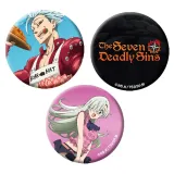 Набор значков The Seven Deadly Sins Badge Pack Mix X4 BP0823