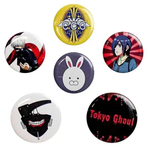 Набор значков Tokyo Ghoul Badge Pack Mix X4 BP0651