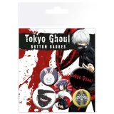 Набор значков Tokyo Ghoul Badge Pack Mix X4 BP0651