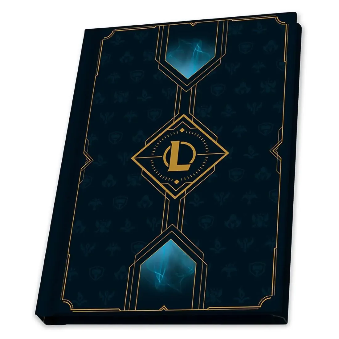 Набор подарочный League Of Legends Hextech logo Бокал 400ml + значок + Записная книжка ABYPCK215