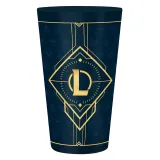 Набор подарочный League Of Legends Hextech logo Бокал 400ml + значок + Записная книжка ABYPCK215