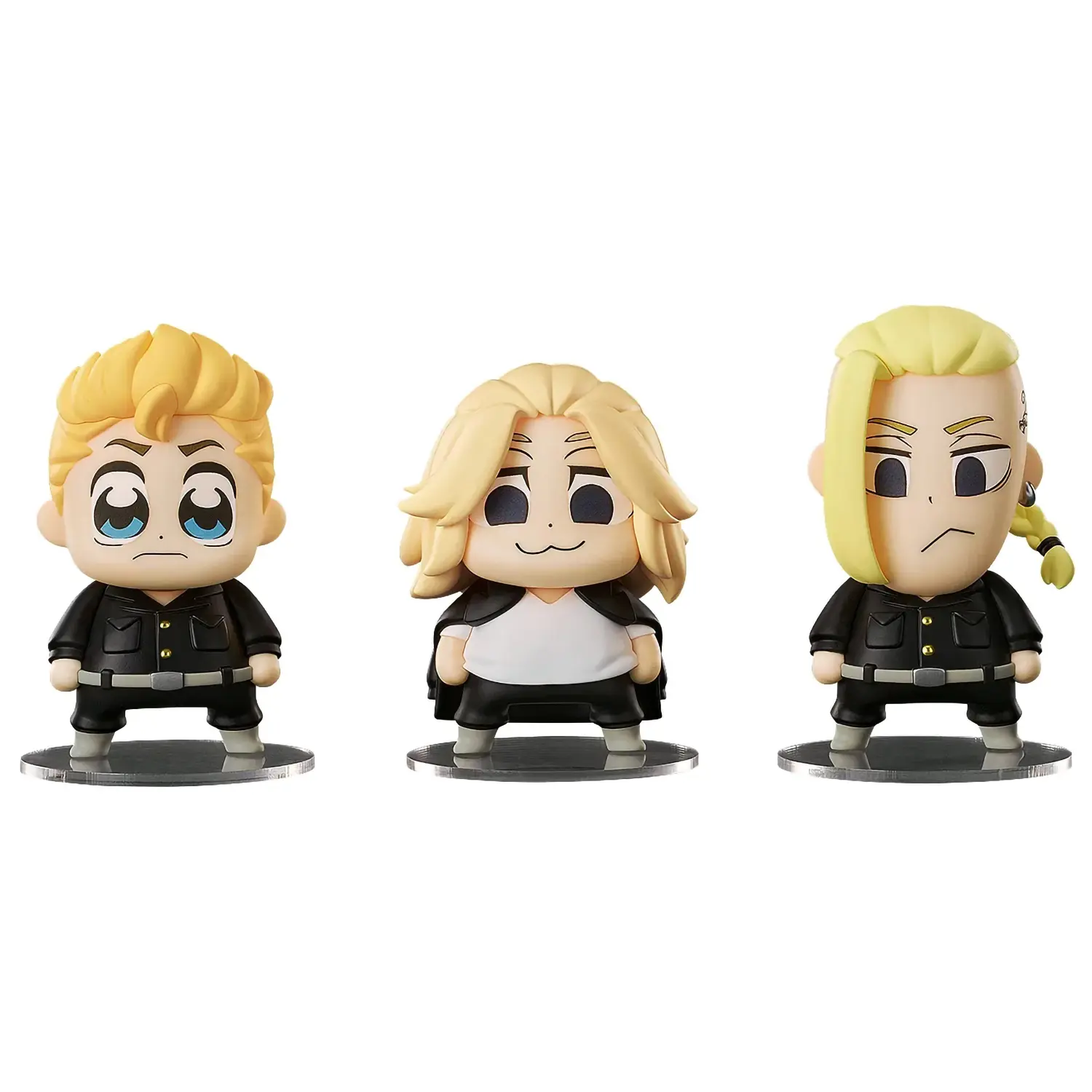 Набор Фигурка Аниме Токийские мстител Такемичи Ханагаки, Манджиро Сано (Майки), Кен Рюгуджи Bkub Ver