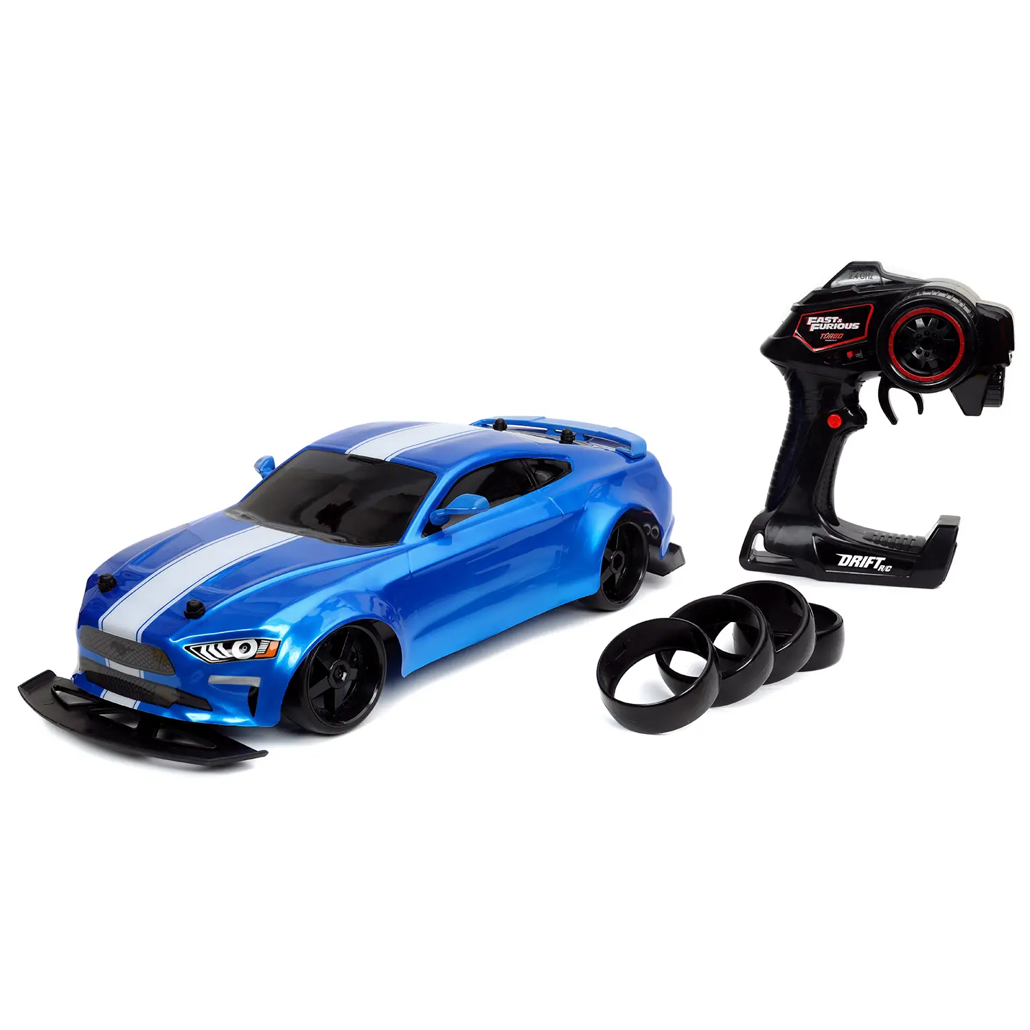 Jada Toys Р/У Модель Машинки Форсаж 1:10 2018 Ford Mustang GT-Wide Body 0801310321409