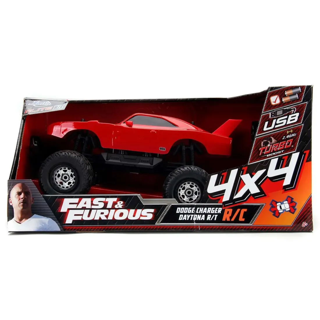 Jada Toys Р/У Модель Машинки Форсаж 1:12 Elite Off-Road 1969 Dodge Charger Daytona   0801310321393