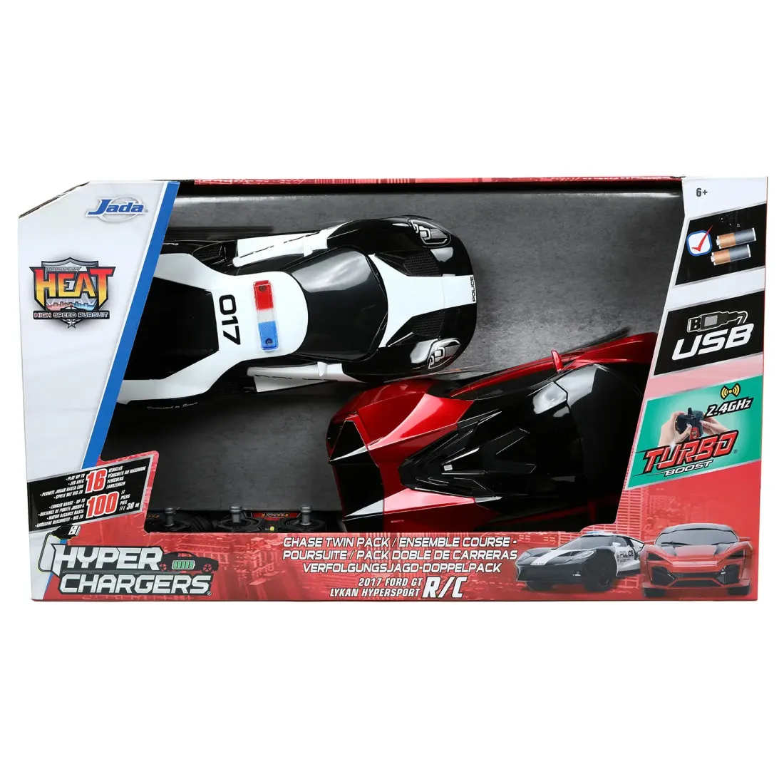 Модель Машинок Р/У 1:16 Ford GT 2015 Dodge Charger SRT Hellcat 0801310311226