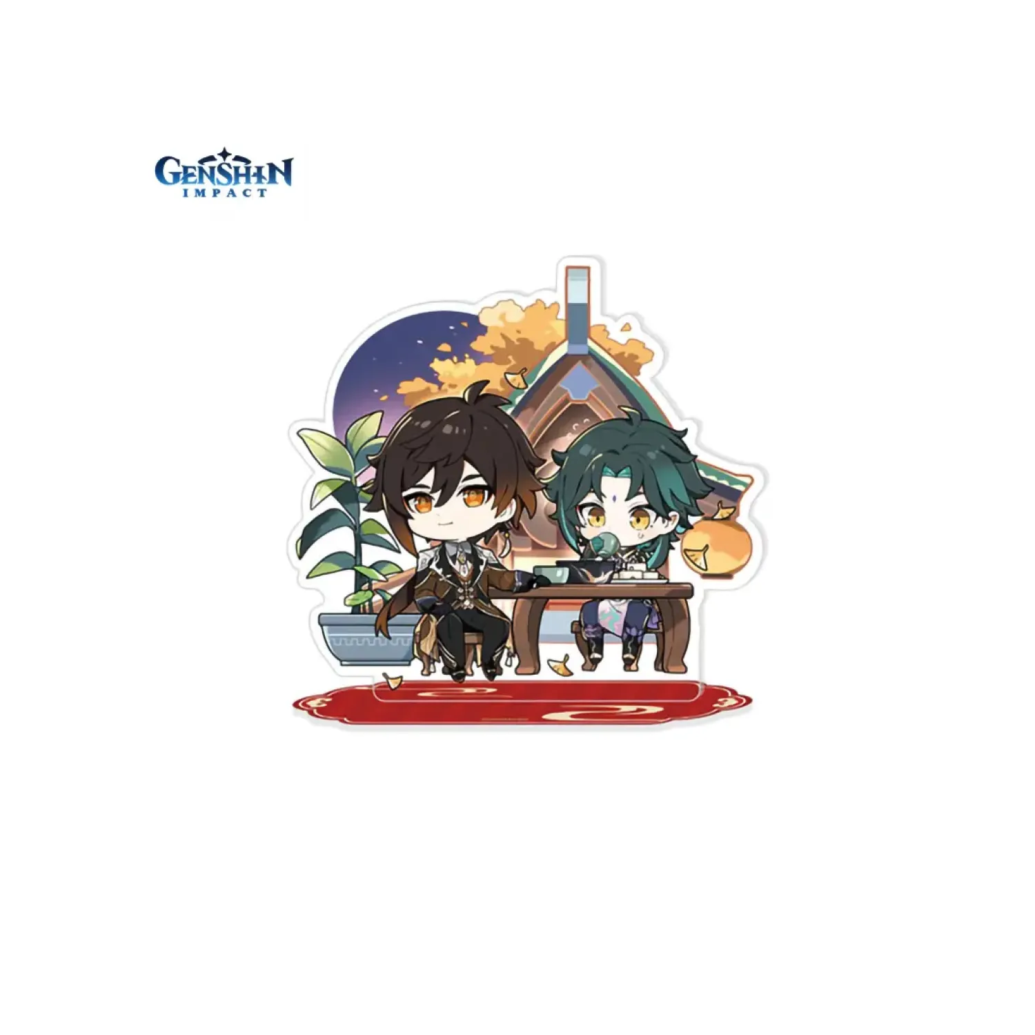 Акриловая фигурка Genshin Impact Chongyun Xingqiu Xiangling Guoba CNY Eve 6942421106432