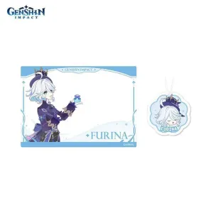 Ароматизатор и карточка для заметок Genshin Impact Rich Fantasy Фурина Furina 6942421141211