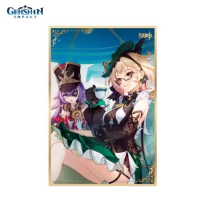 Доска Шикиши Genshin Impact Шеврез и Эмилия Joyful Summer! Evil Dragon? Fairy Tale Kingdom! 69424211