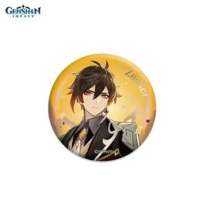 Значок Character Banner Art Can Badges Vago Mundo Zhongli 6974096534166