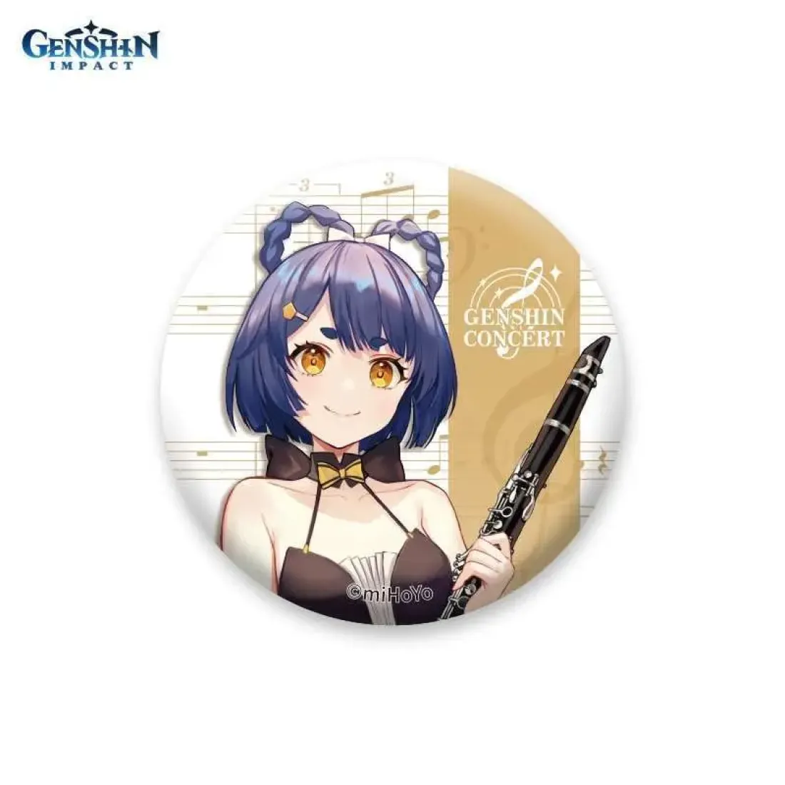 Значок Genshin Concert Melodies of an Endless Journey Can Badge Xiangling 6974096537105