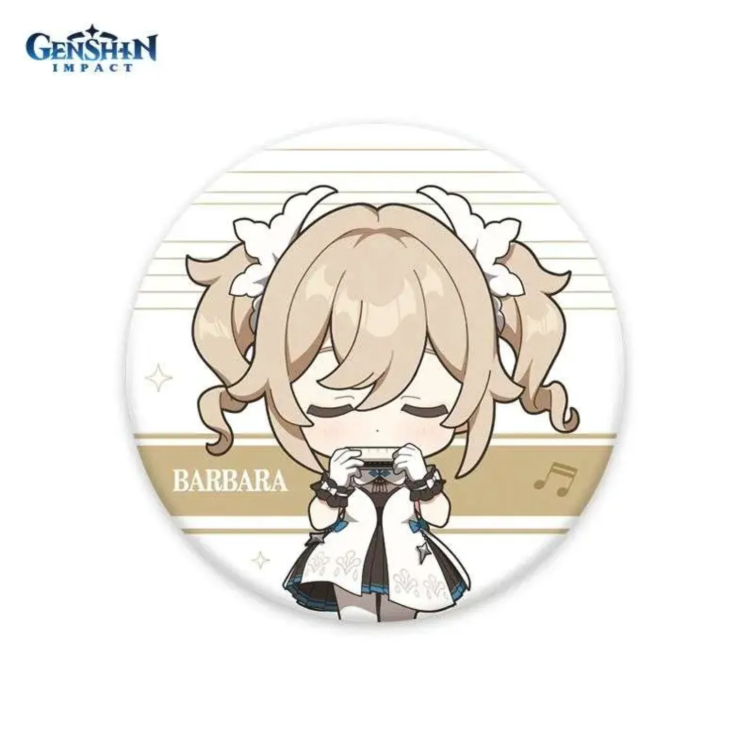 Значок Genshin Concert Melodies of an Endless Journey Chibi Character Badge Barbara 6974096538683