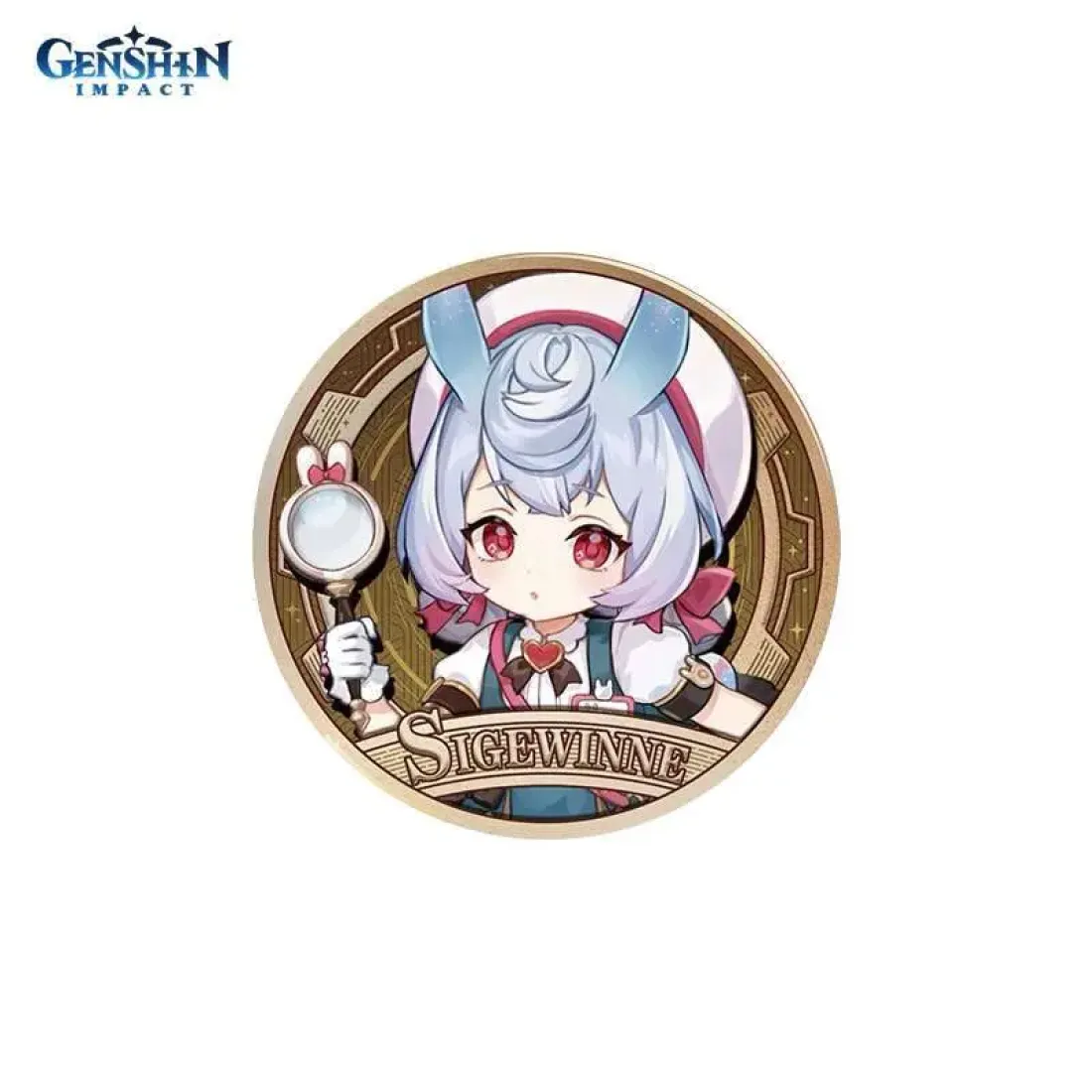 Значок Genshin Impact 2024 Carnival Reunion Сиджвин Sigewinne 6942421136064
