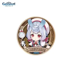 Значок Genshin Impact 2024 Carnival Reunion Сиджвин Sigewinne 6942421136064