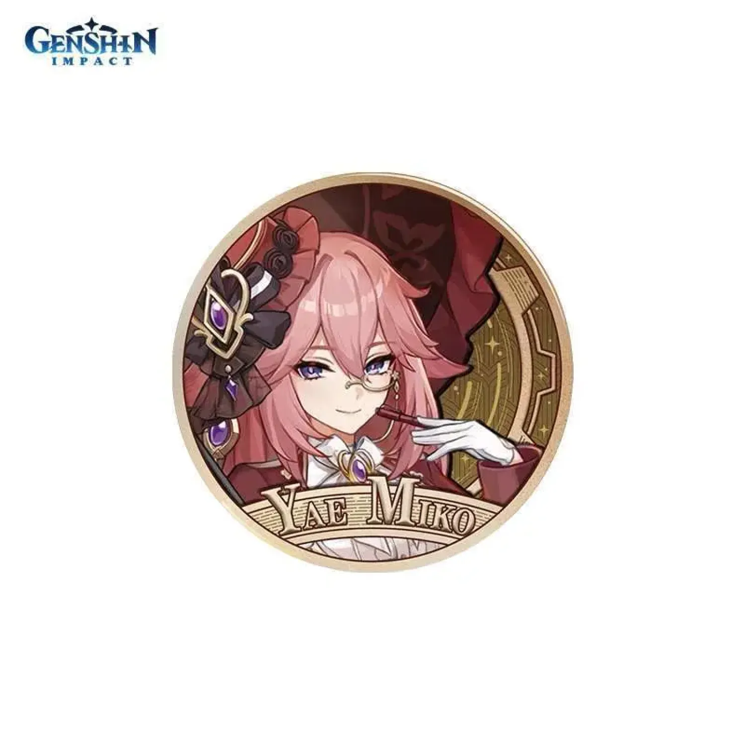 Значок Genshin Impact 2024 Carnival Reunion Яэ Мико Yae Miko 6942421136057