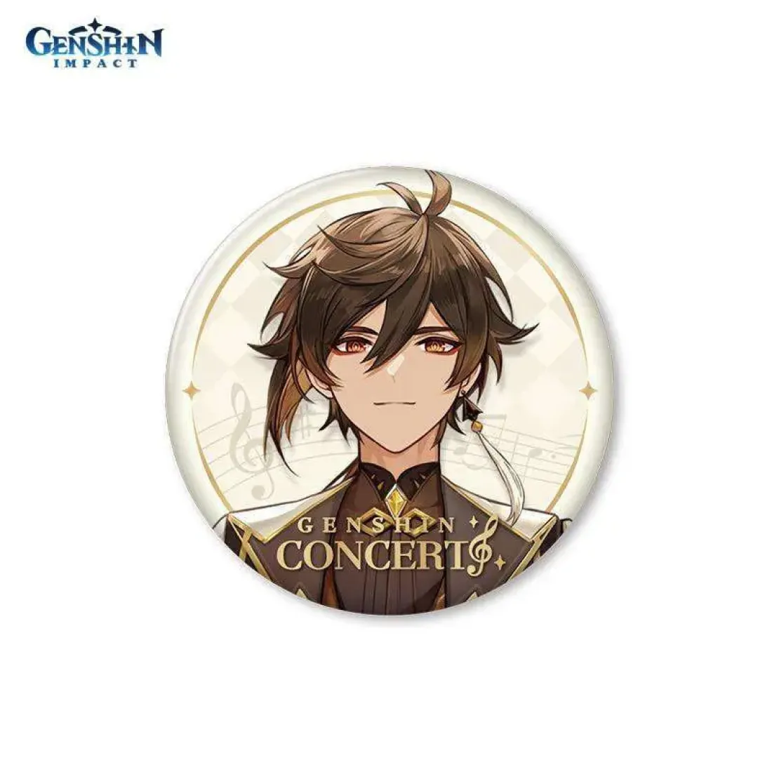 Значок Genshin Impact Captain Earthly Zhongli 6976525001935