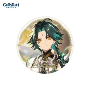 Значок Genshin Impact Moment of Syzygy Liyue Xiao 6942421105831