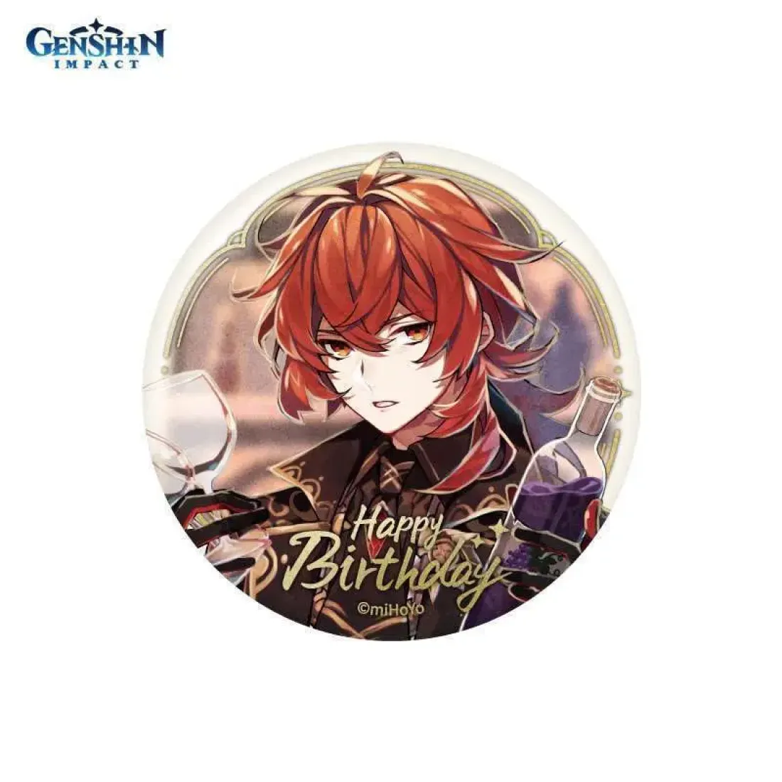 Значок Genshin Impact Moment of Syzygy Mondstadt Diluc 6942421105862