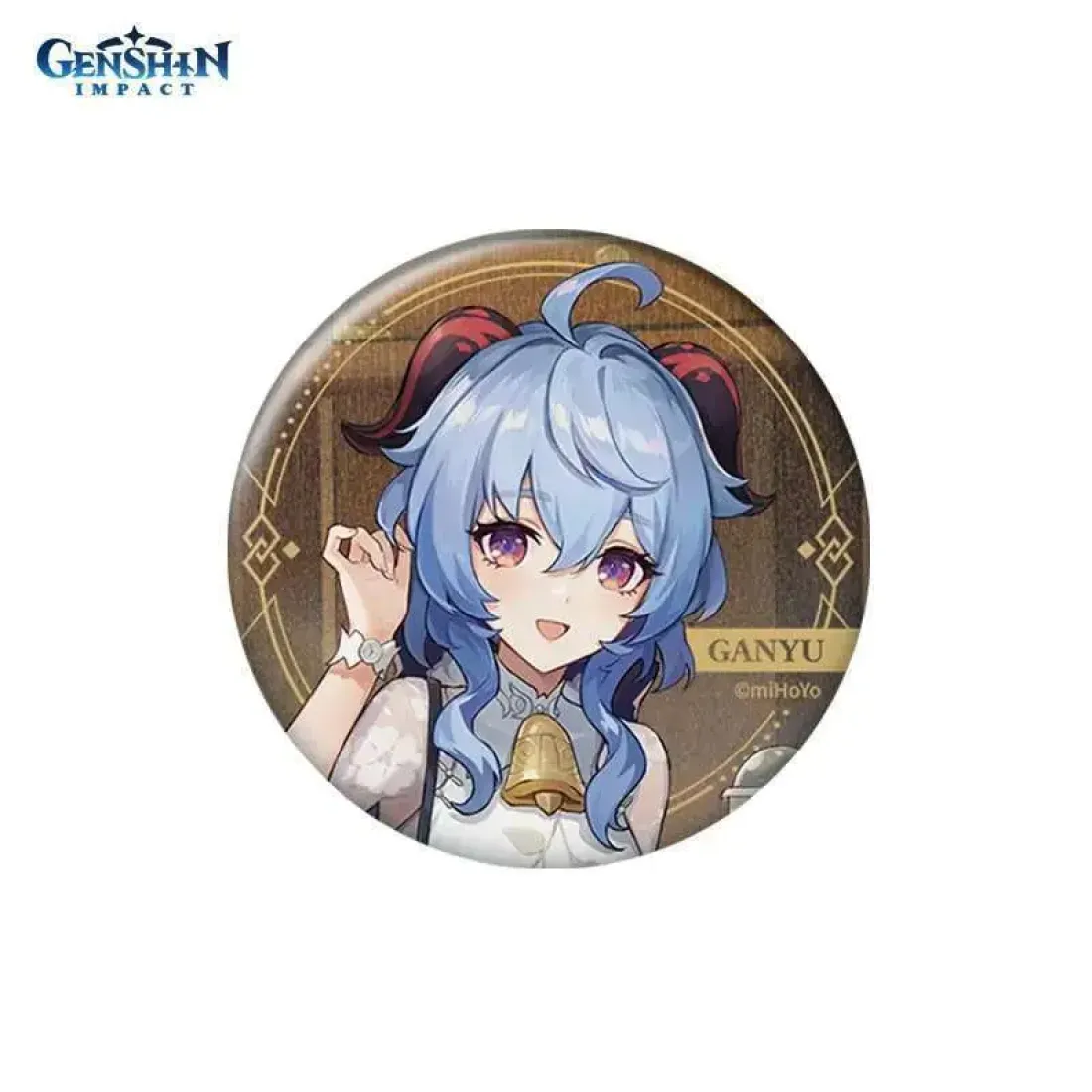 Значок Genshin Impact The heart has something to delight in Ganyu 6942421102571