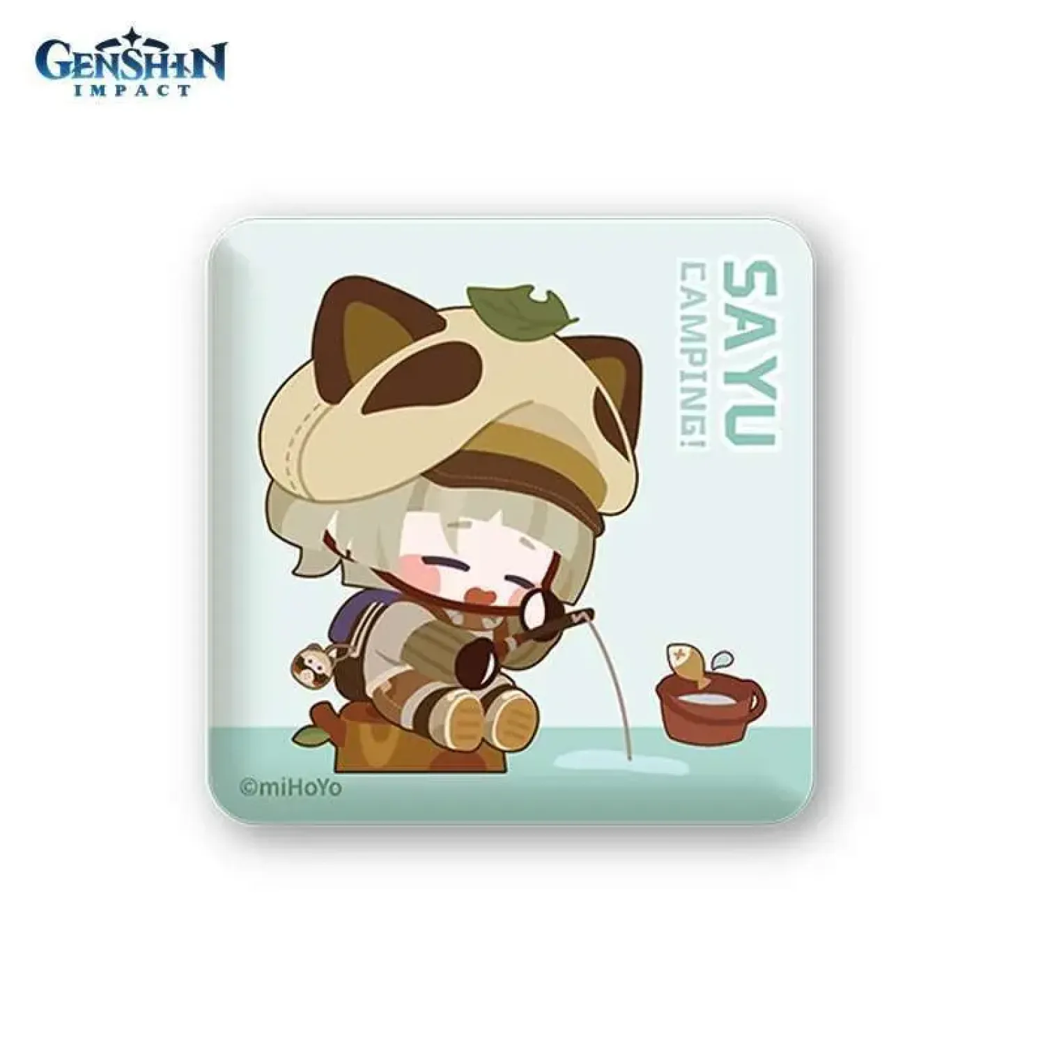 Значок Go Camping! Series Square Can Badges Sayu 6975213688373
