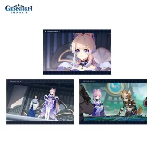 Карточки коллекционные Genshin Impact Кокоми Kokomi 3шт 6942421114369