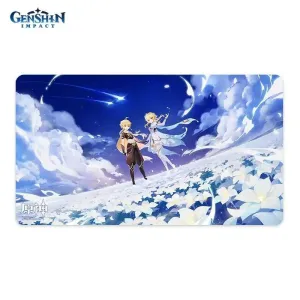 Коврик для мыши 40*70 см Genshin Impact Desk Mat Twin Stars in the Flower Field 6972957488900
