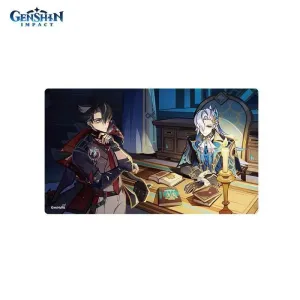 Коллекционная карточка Genshin Impact To the Stars Shining in the Depths Ризли и Нёвиллет