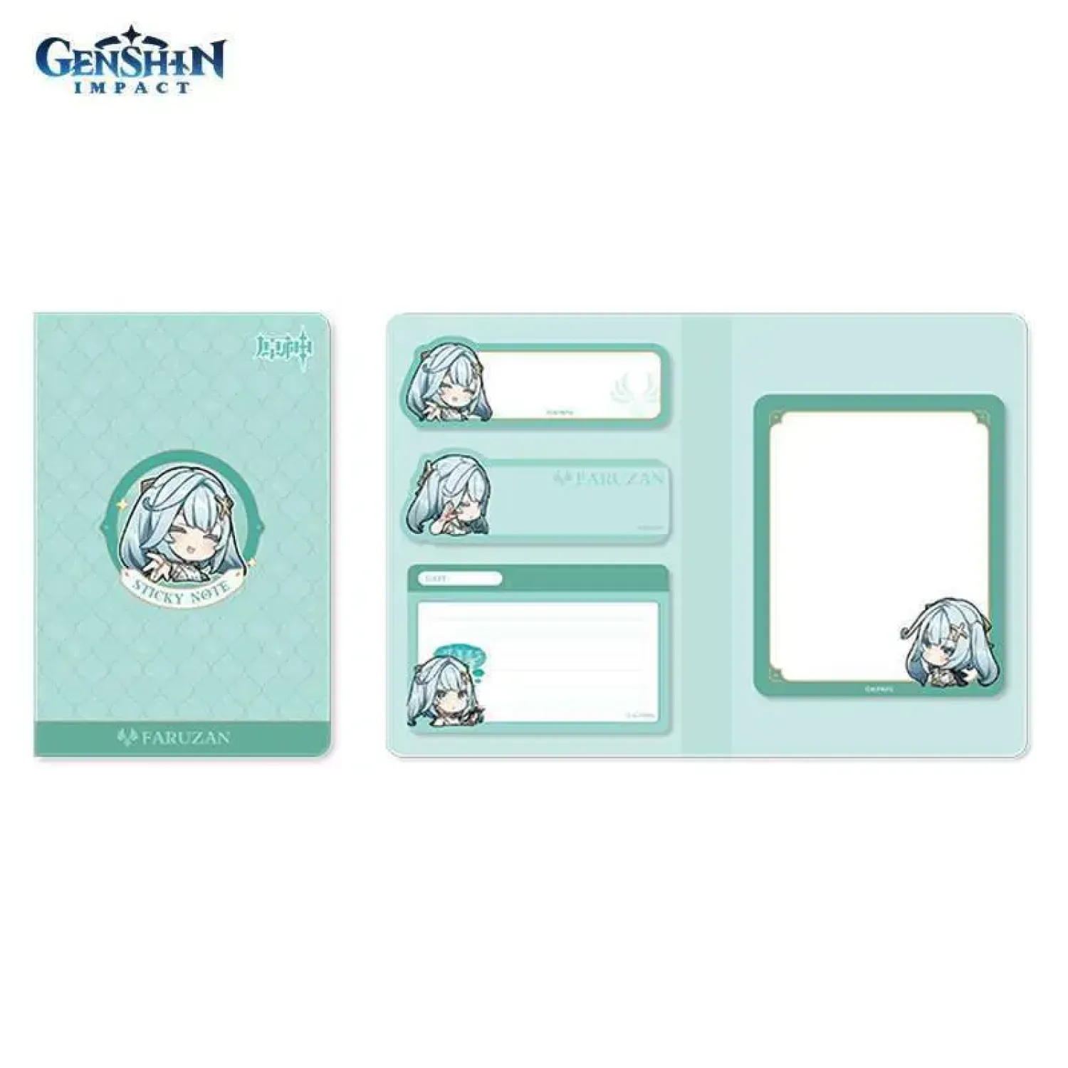 Стикеры для заметок  Chibi Expression Faruzan 6975628248995