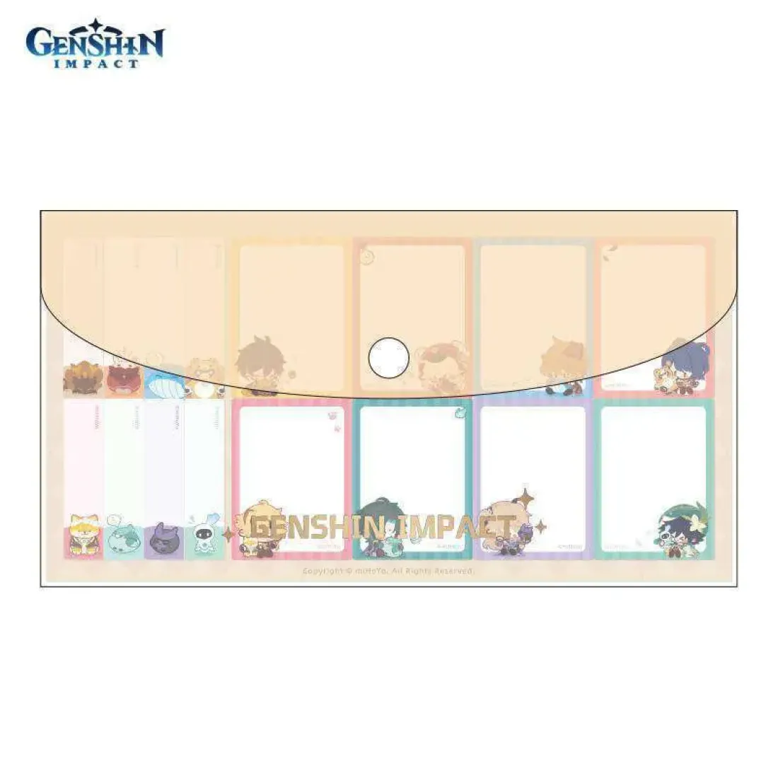 Стикеры для заметок Genshin Impact 6975213681749