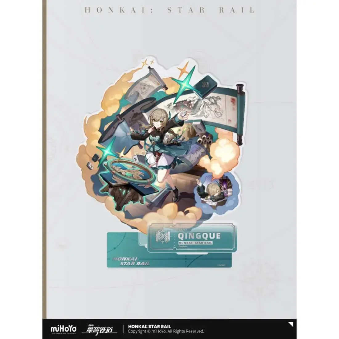 Акриловая фигурка Character Standee Erudition Qingque 6976068142843