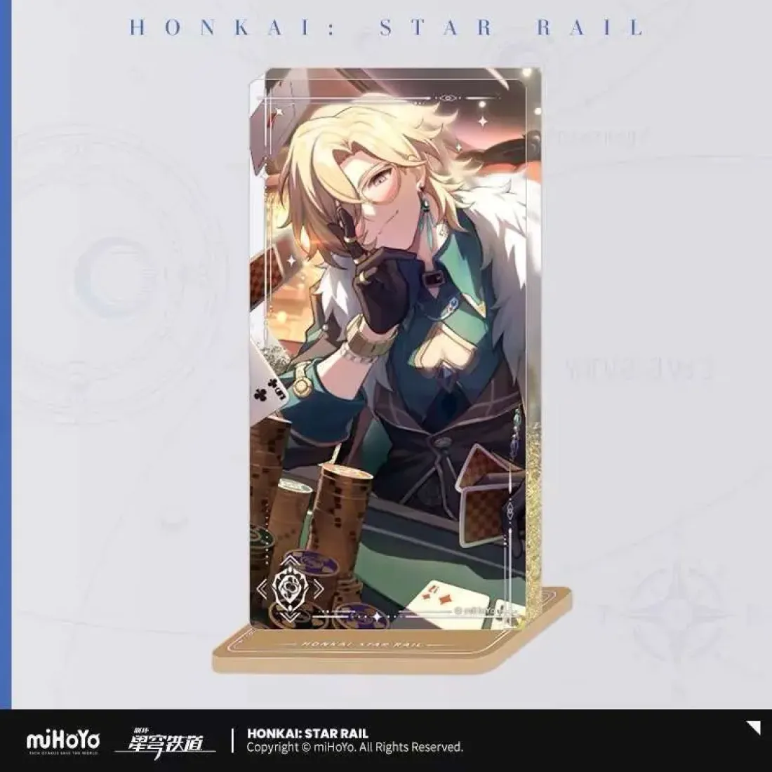 Акриловая фигурка Honkai RPG Aventurine Fate has never been fair 6942421116424