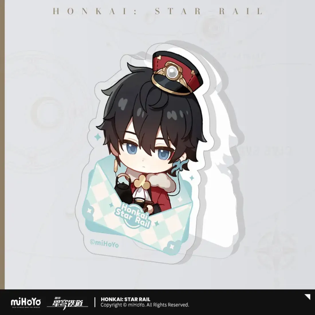 Зажим акриловый Honkai Дань Хэн Danheng Nameless Guest's medal series 45493