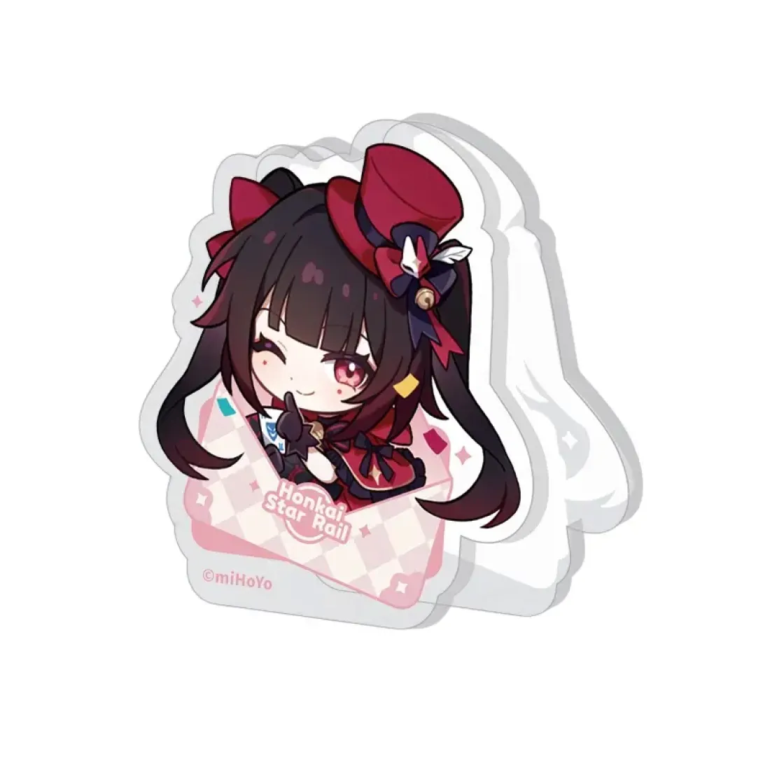 Зажим акриловый Honkai Искорка Sparkle Nameless Guest's medal series 45653