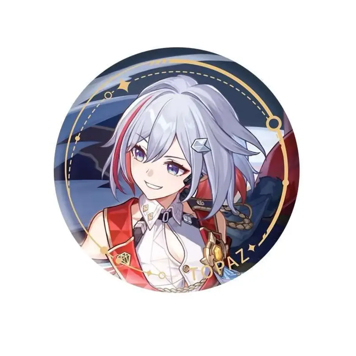 Значок Honkai Impact RPG Topaz & Numby 6976525003441