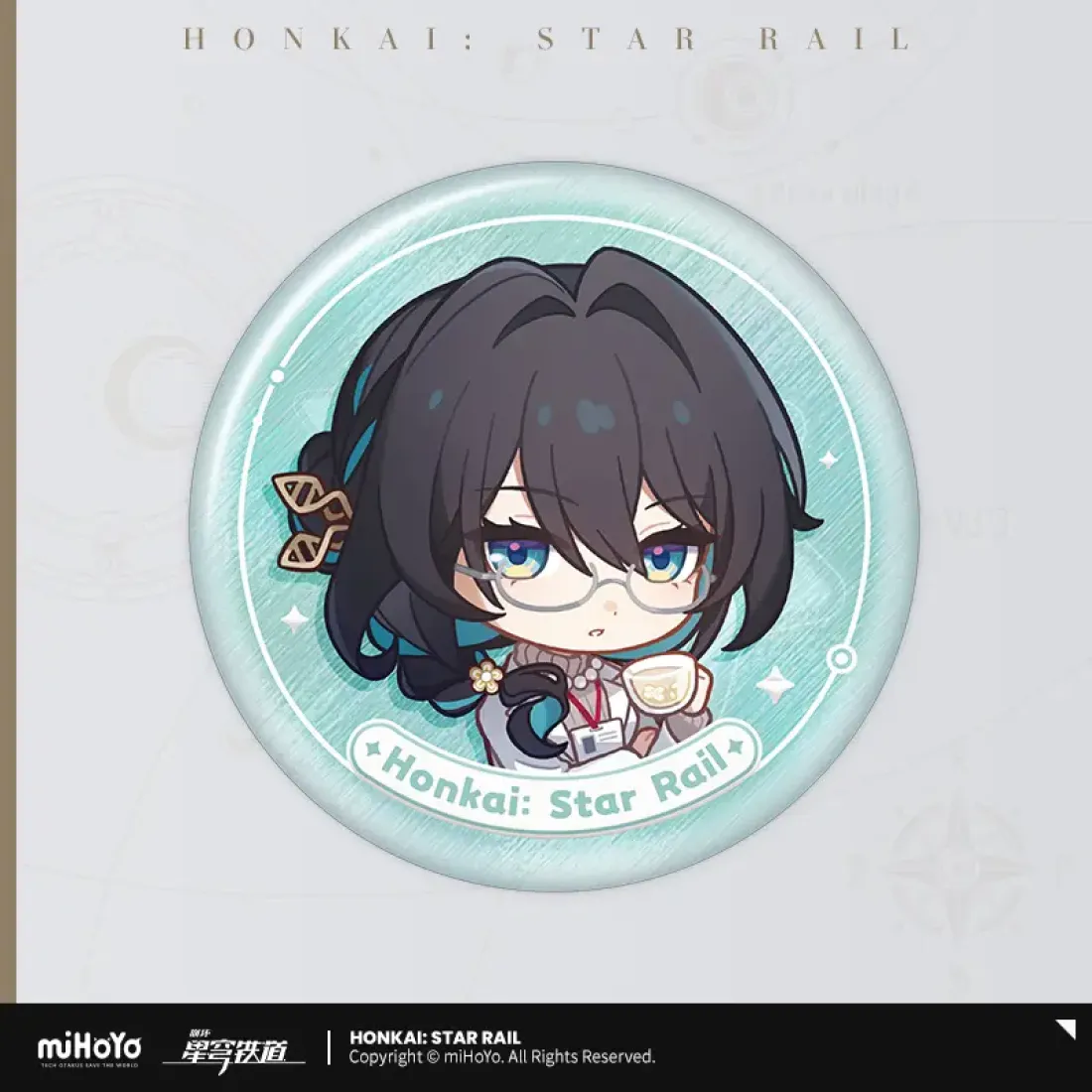 Значок Honkai Жуань Мэй Ruan Mei Nameless Guest's Medal Series 45394