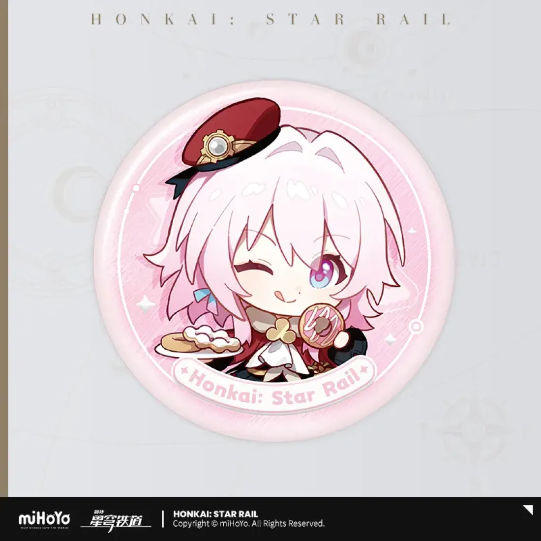 Значок Honkai Март 7 March 7th Nameless guest's medal series 45295